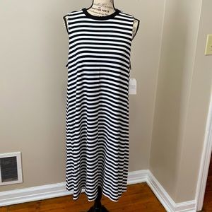 Striped Sleeveless Dress
